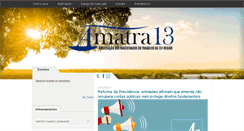 Desktop Screenshot of amatra13.org.br